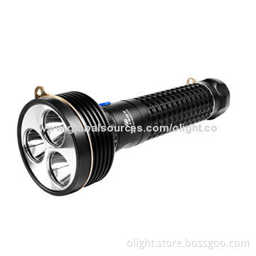 SR96 Rechargeable Flashlight with Maximum Output of 4,800lm and Aluminum Body